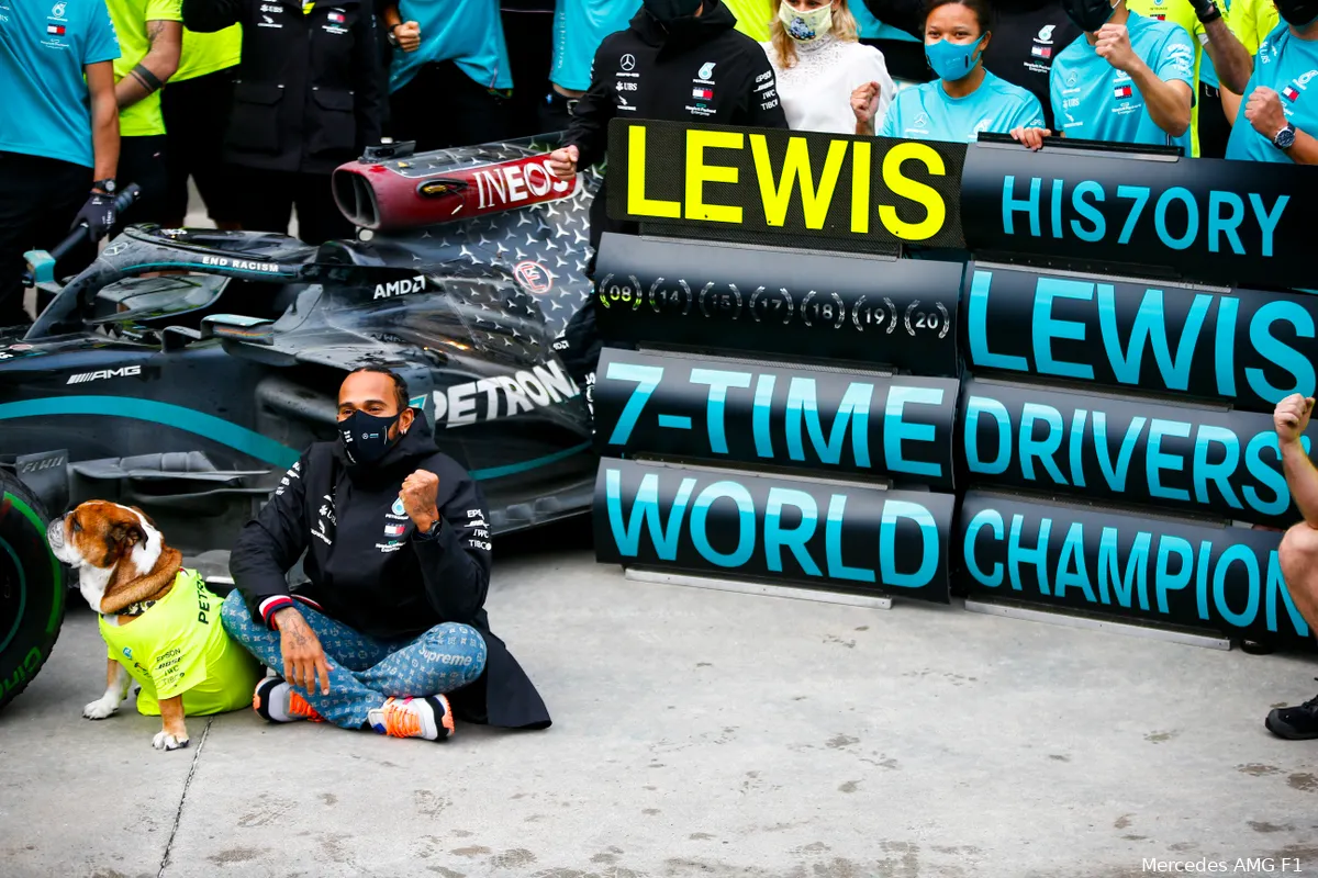 lewis hamilton roscoe turkije 2020