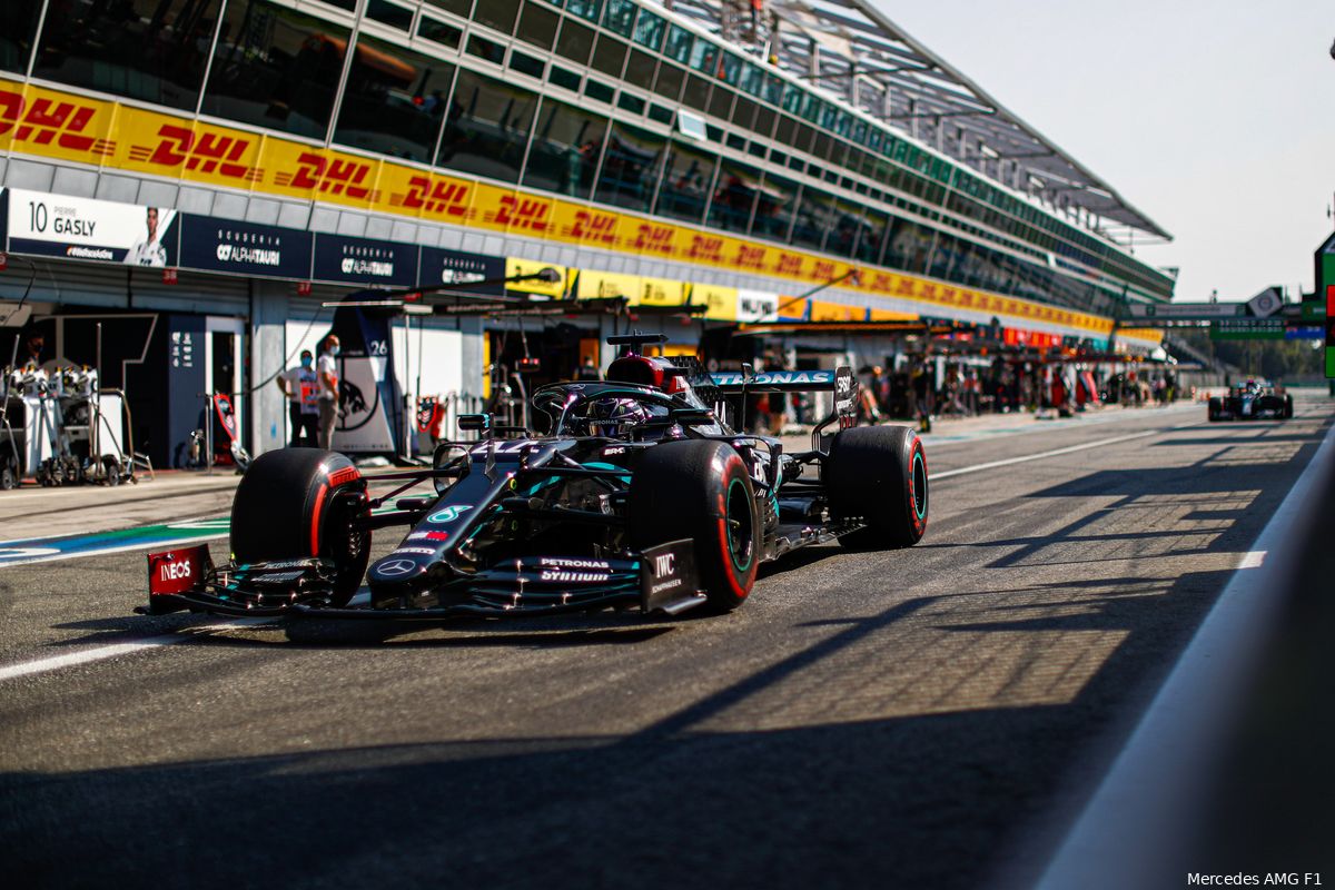 Hoe Hamilton reageerde bij de stewards op zijn stop-go-penalty in Monza
