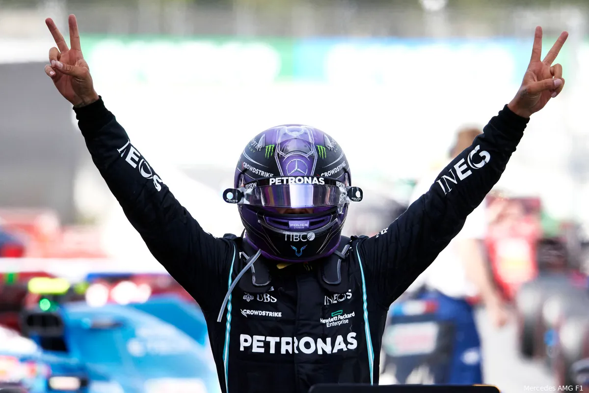 lewis hamilton wint gp spanje 2021