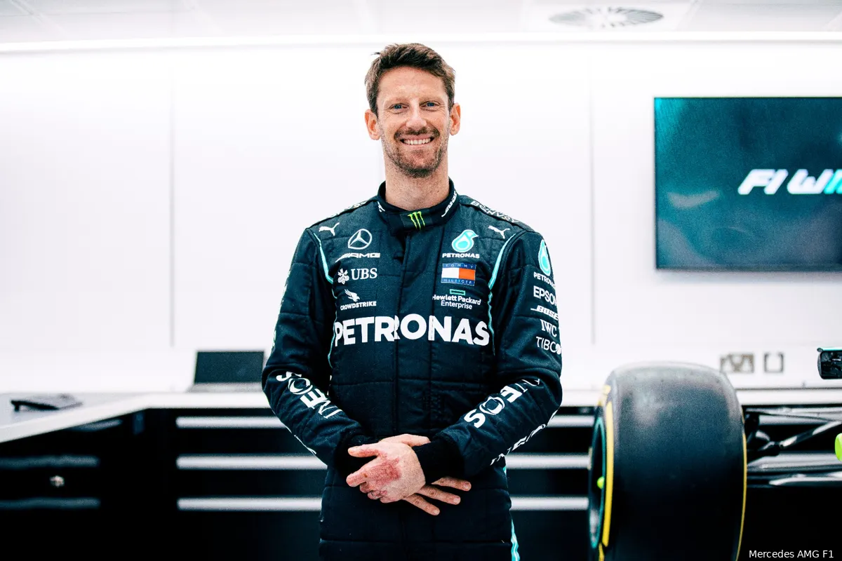 romain grosjean mercedes