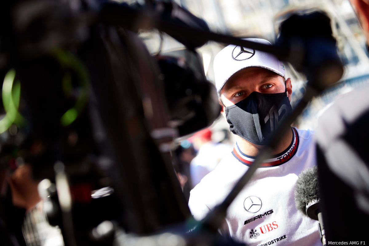 Bottas met vraagtekens na kleurloos optreden voor Mercedes in Baku