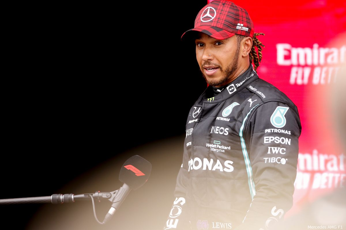 Hamilton na verlies op Verstappen: 'Ik ben niet heel erg teleurgesteld'