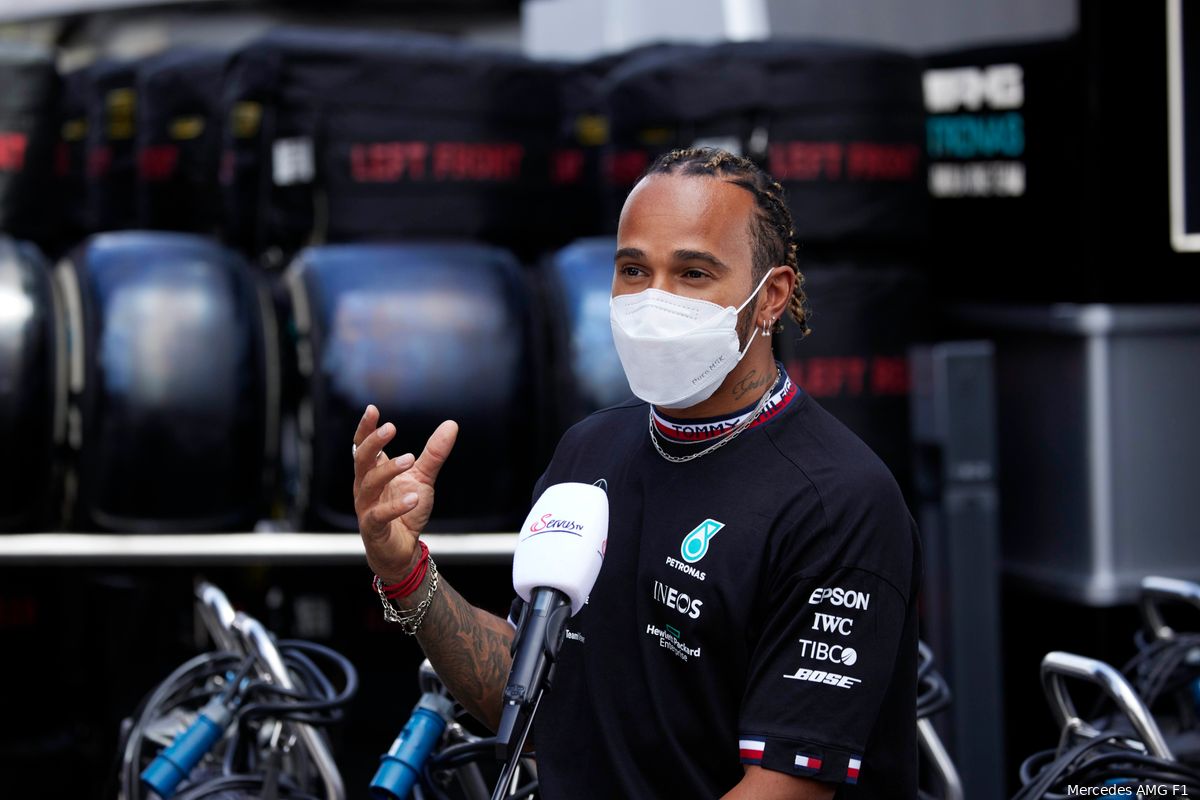 Hamilton vreest Red Bull: 'Weten niet wat er gebeurt als ze de motor omhoog schroeven'