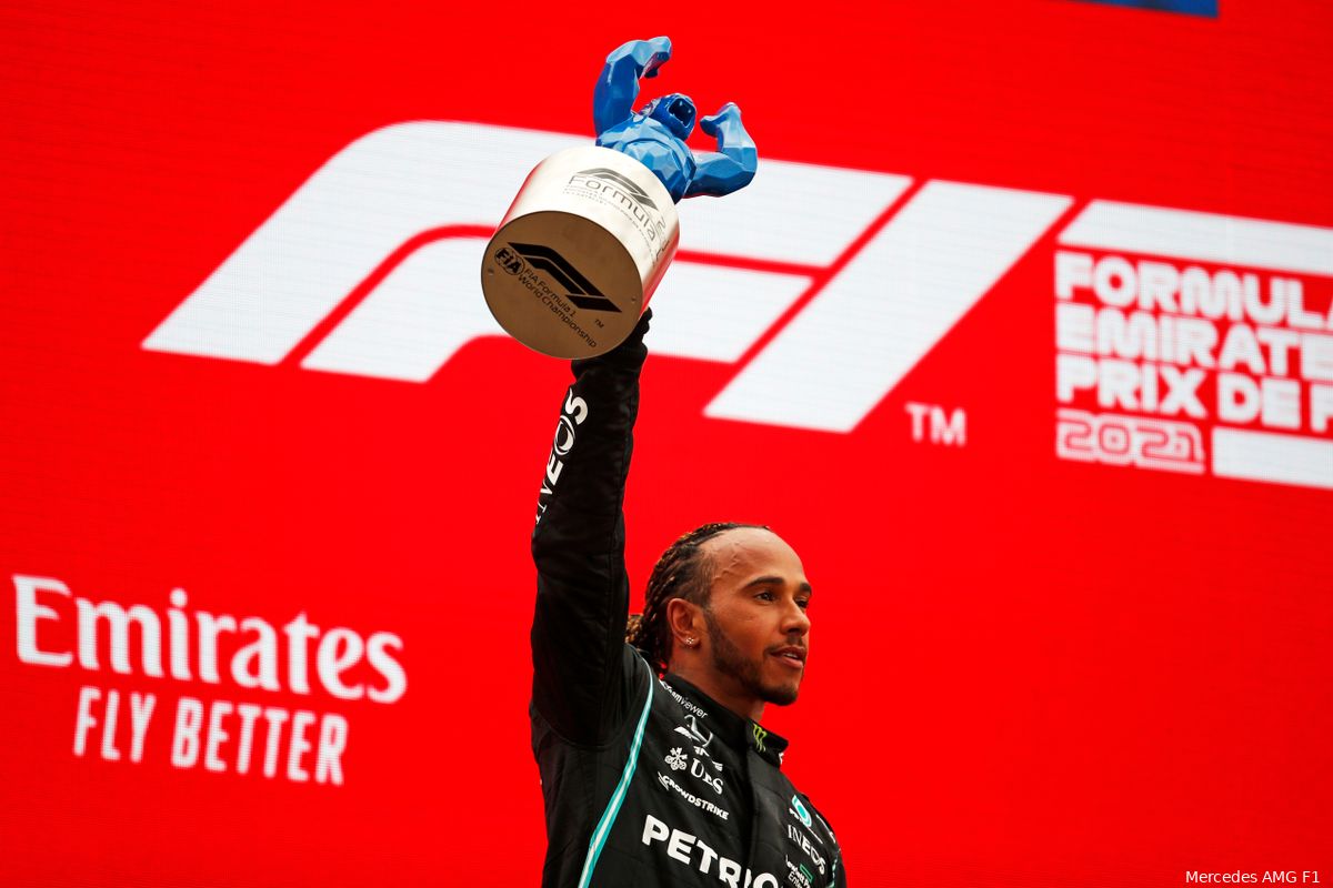 Hamilton verwacht weinig spektakel van sprintrace in Groot-Brittannië