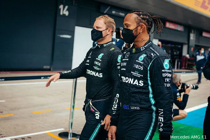 lewis hamilton valtteri bottas mercedes silverstone