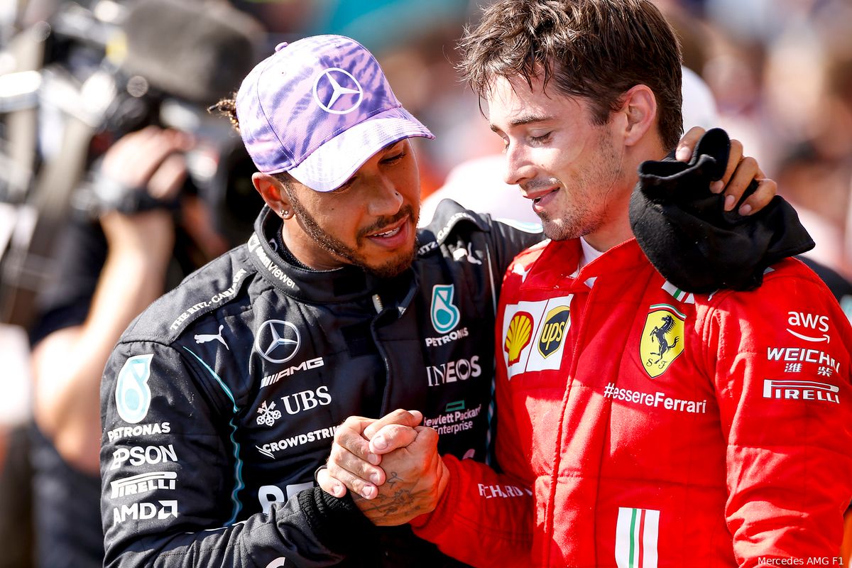 Leclerc op 'korte termijn geen optie voor Mercedes': 'We zijn toegewijd aan Lewis'