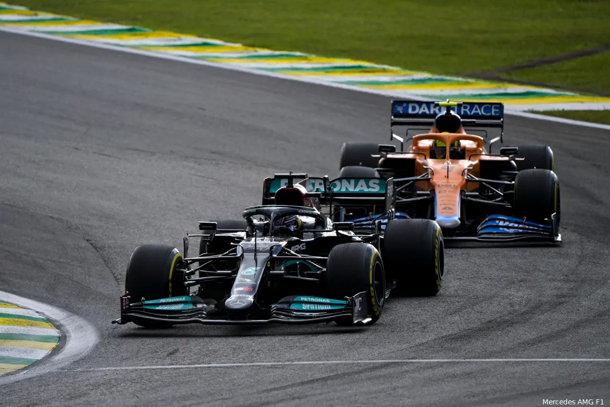 lewis hamilton lando norris mercedes mclaren