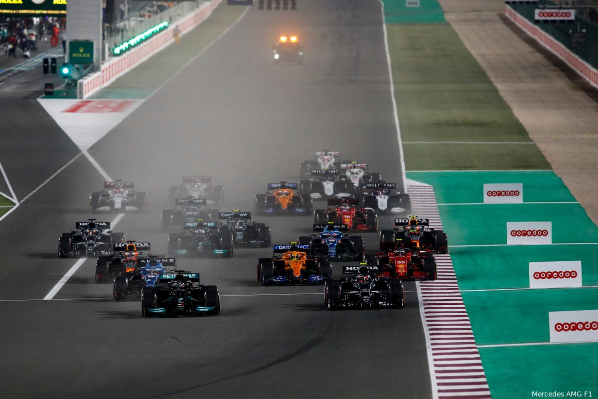 Overzicht tijden Grand Prix van Qatar 2023