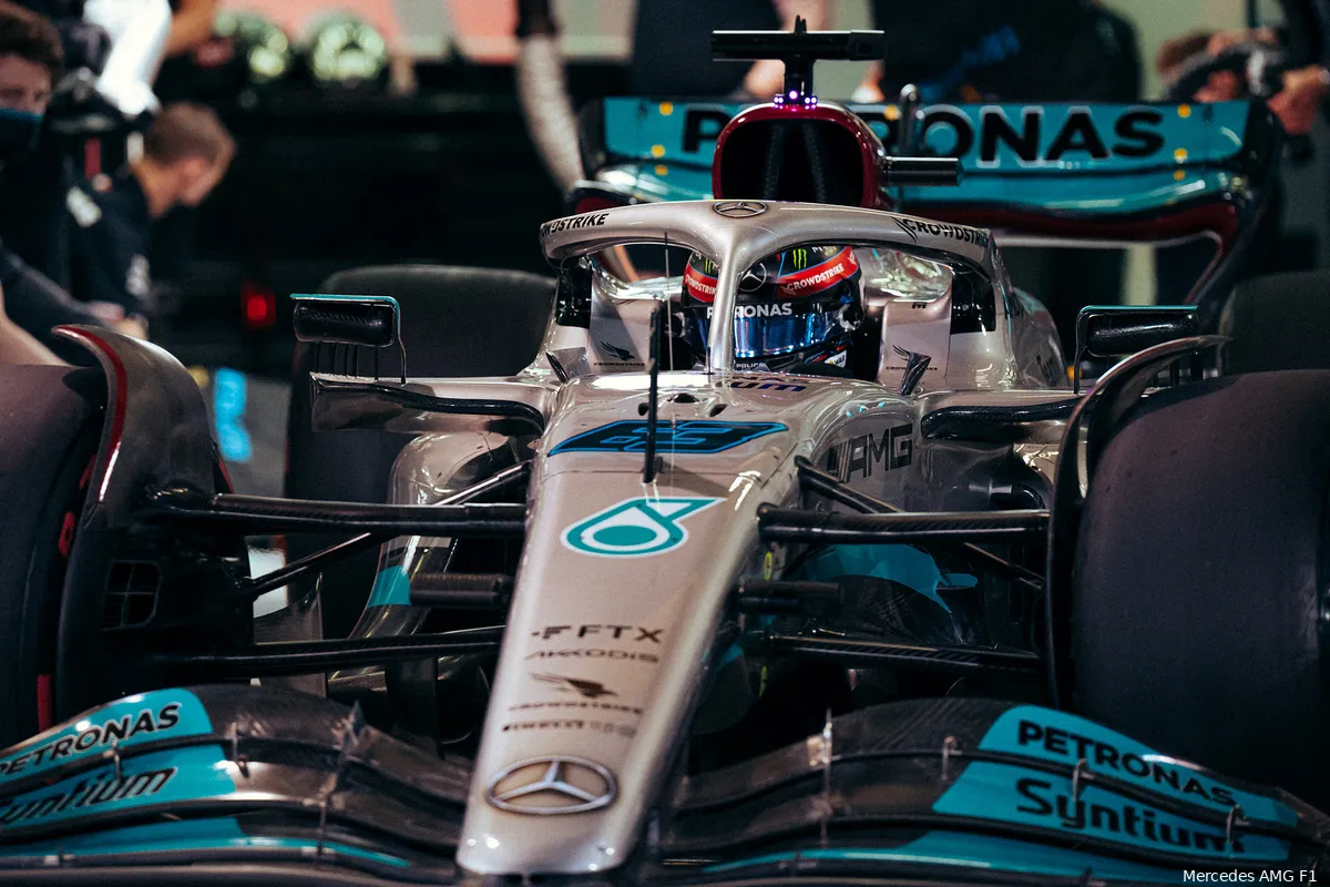 AMuS: 'Mercedes loopt 1,09 seconde achter op Red Bull en Ferrari'