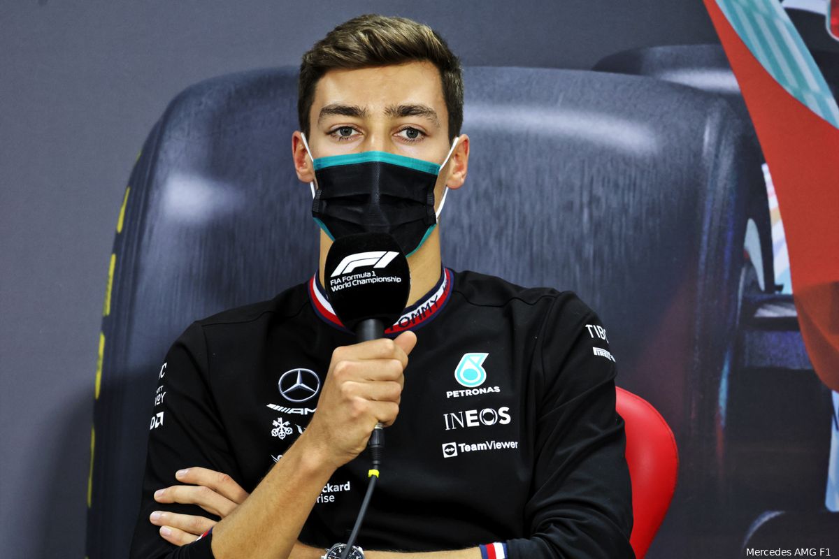 Russell ziet genoeg werk voor Mercedes: 'Red Bull ongelooflijk sterk, Ferrari solide'
