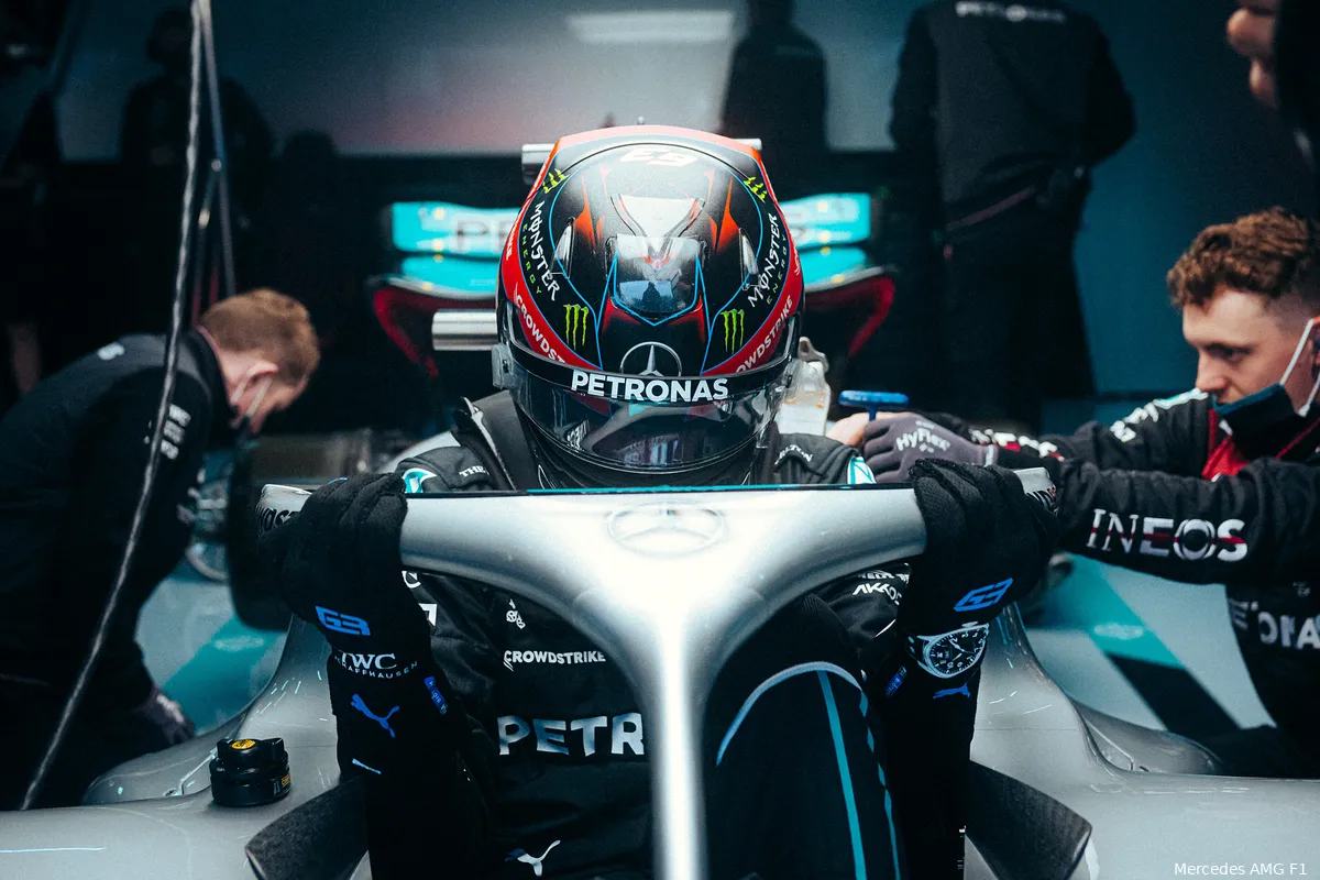 Verslag VT2 | Russell verrassend de snelste, Verstappen kent problemen