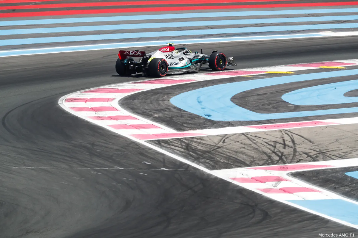 Mercedes: 'Het gat naar Verstappen en Leclerc in Frankrijk zei heel veel'