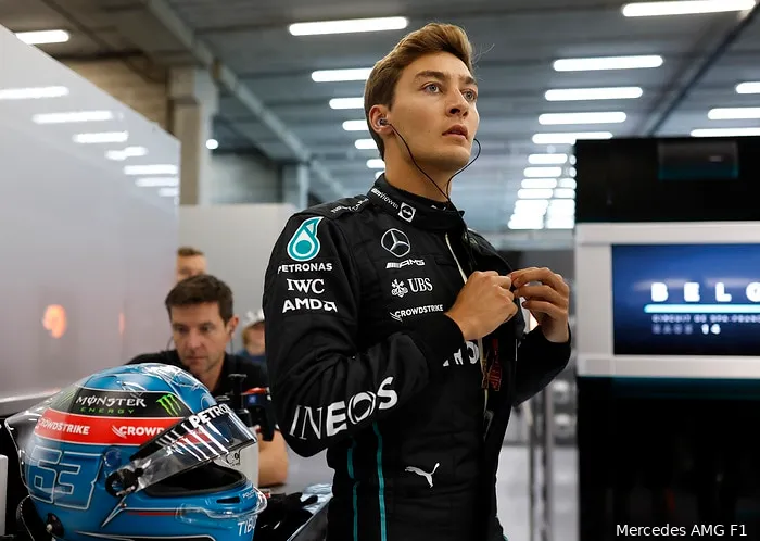 Russell opent jacht met Mercedes: 'We kunnen vechten voor P2 in beide kampioenschappen'