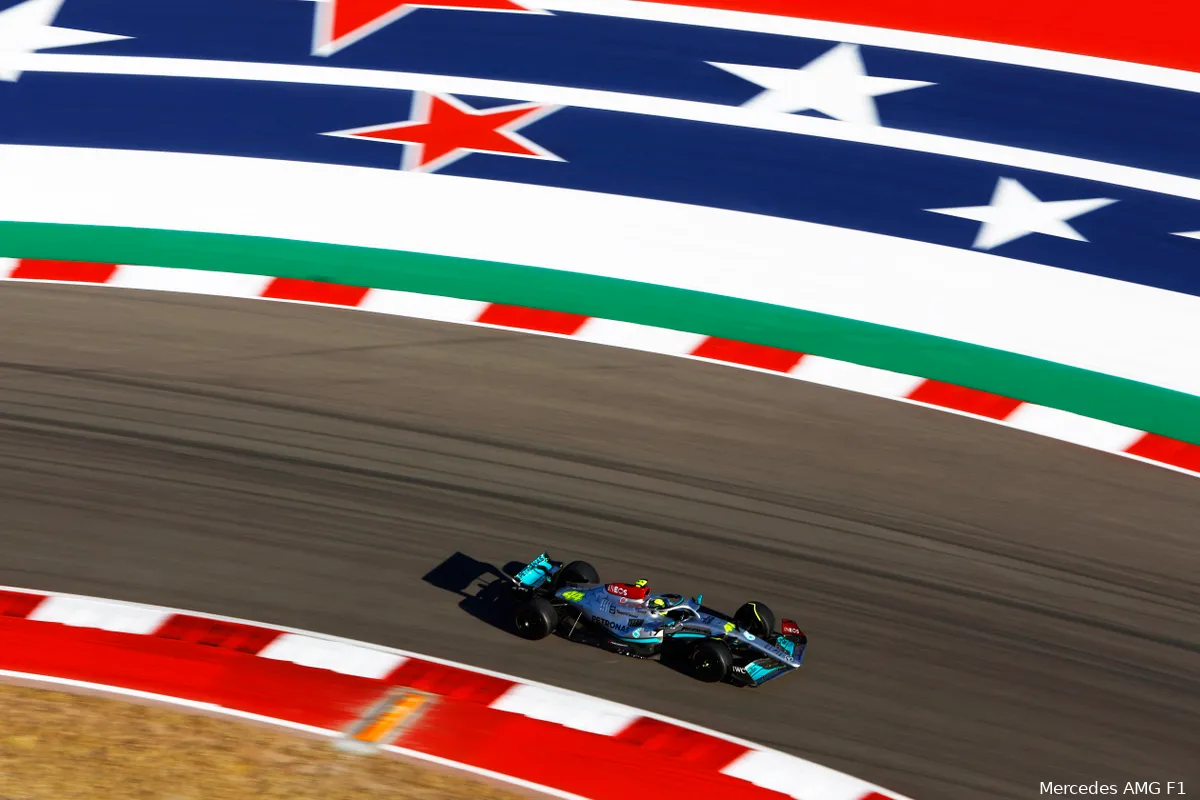 lewis hamilton w13 mercedes f1 gp verenigde staten 2022