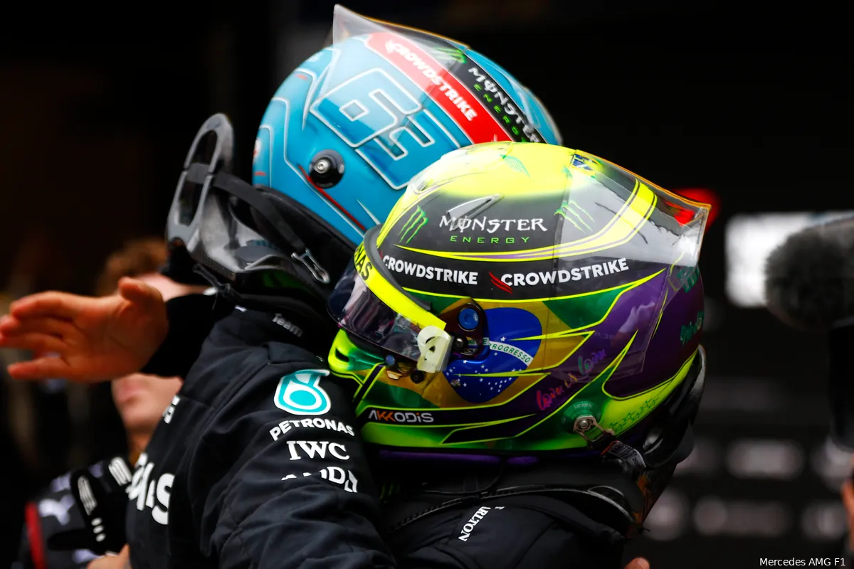george russell lewis hamilton mercedes f1 gp brazilie 2022