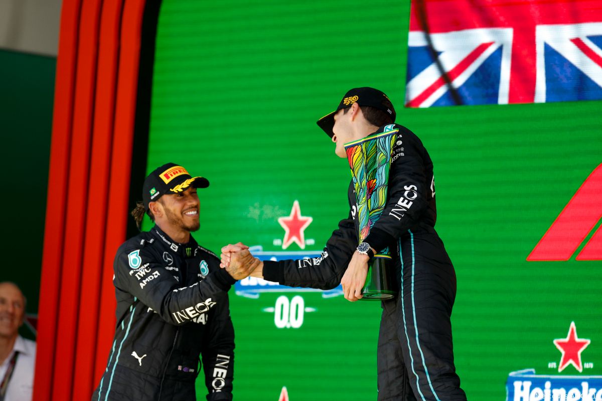 Mercedes-duo Hamilton en Russell in de prijzen gevallen tijdens Autosport Awards