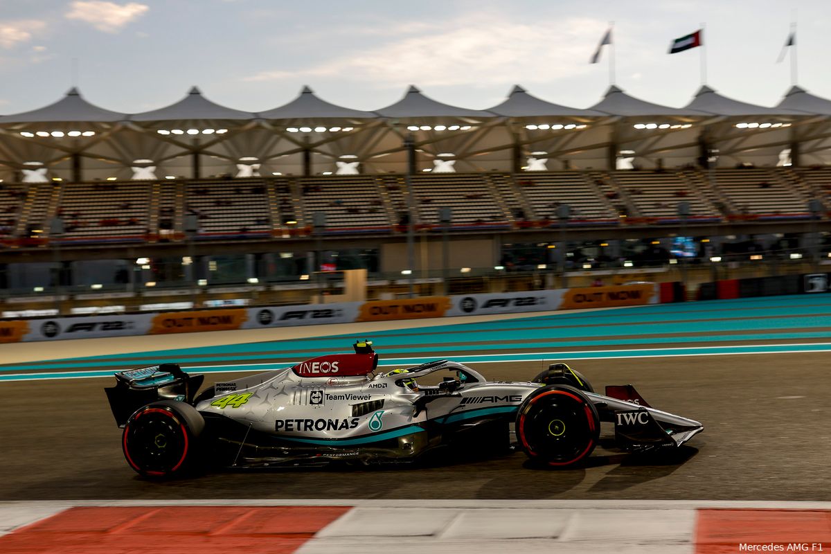 Mercedes voorspelde mindere prestatie in Abu Dhabi al: 'Wolff noemt het onze Table of Doom'