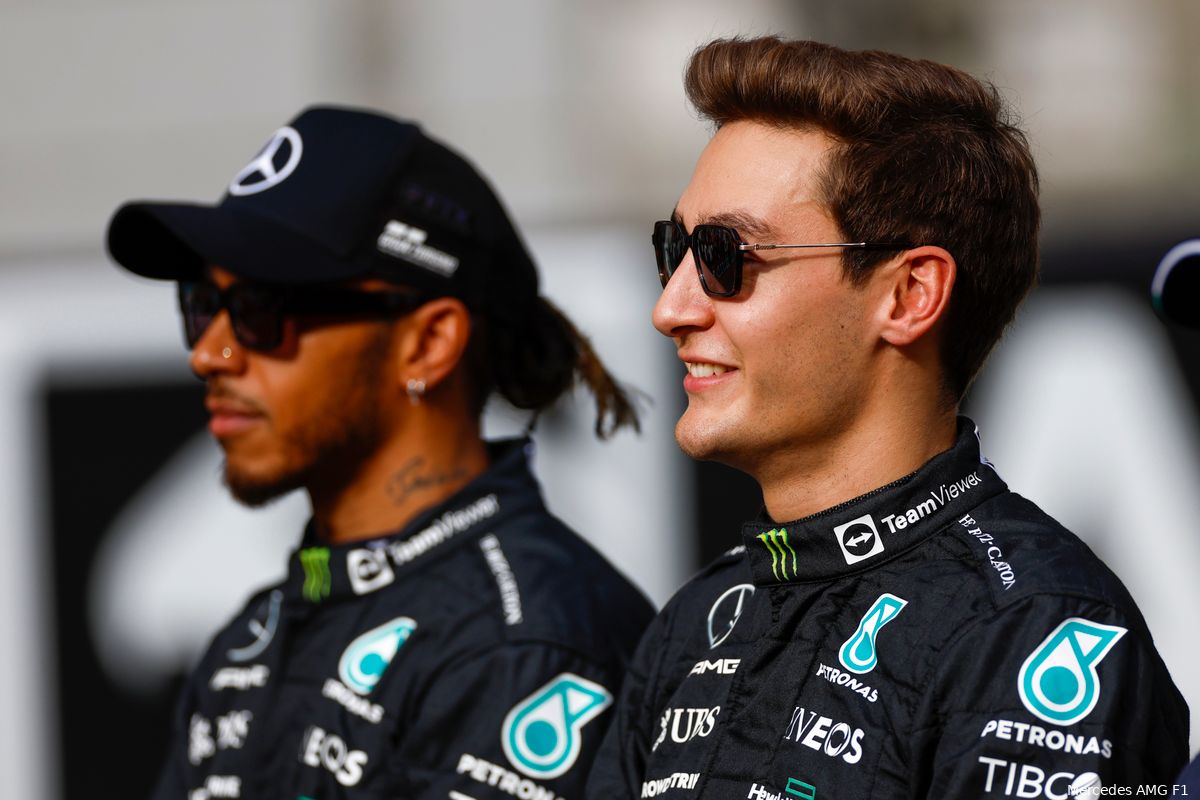Russell en Hamilton willen teleurstellend jaar rechtzetten: 'Mercedes hoort aan de top'