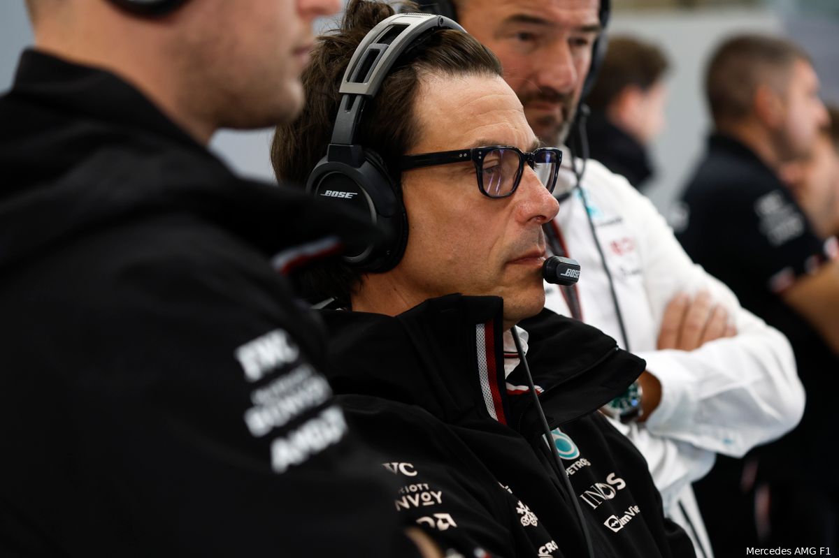 Teleurstellende periode Mercedes schaadt Wolff niet: 'Nog steeds beste teambaas in F1'