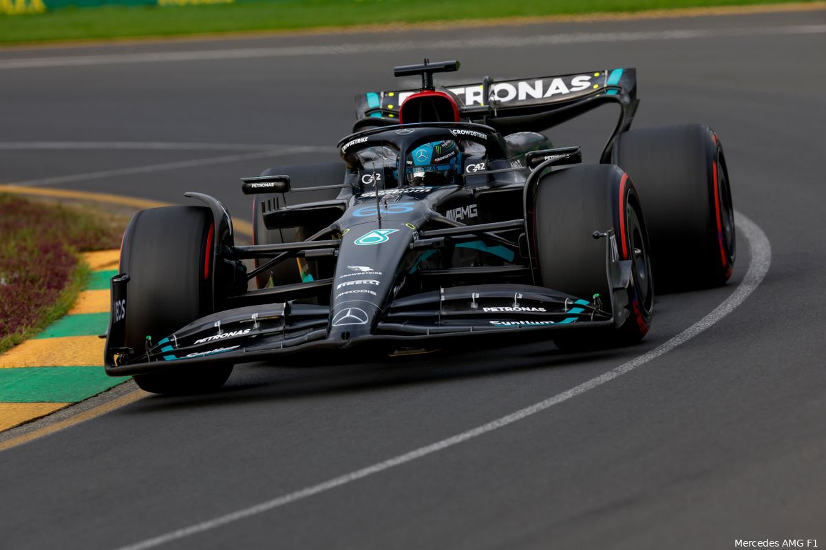 Mercedes heeft nog altijd conceptwijziging W14 nodig: 'Ons gevecht is met Red Bull'