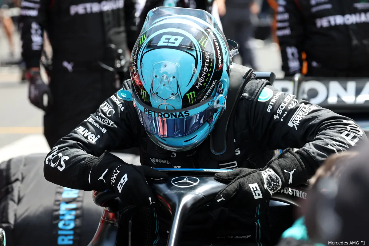 Russell wil verder bouwen met nieuwe W14: 'Dit weekend wordt een goede test'