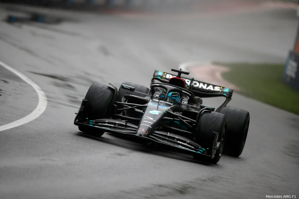 Mercedes tevreden na 'erg lastige sessie': 'Mikken op podiumplaatsen met beide auto's'