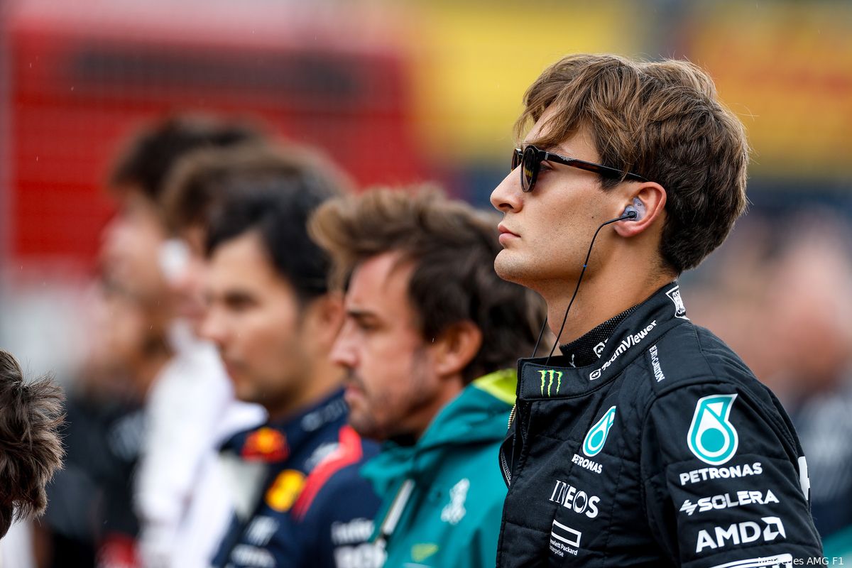 Russell ziet de concurrentie voor zijn neus verdwijnen: 'Ik had niet verwacht dat Ferrari zo snel zou zijn'