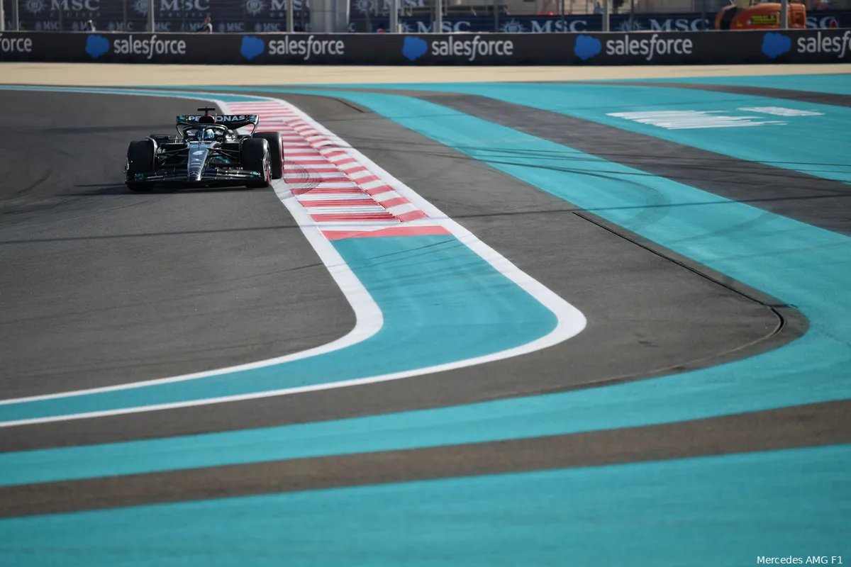 george russell mercedes abudhabi