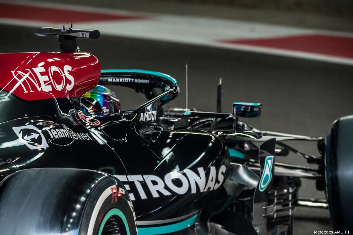 hamilton abudhabi 2021 mercedes