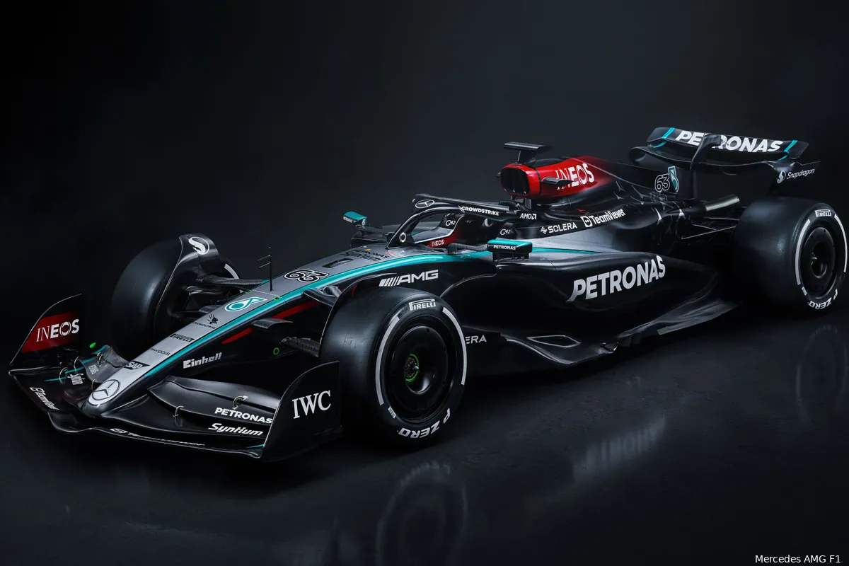 Mercedes W15, het strijdwapen van het team voor 2024.