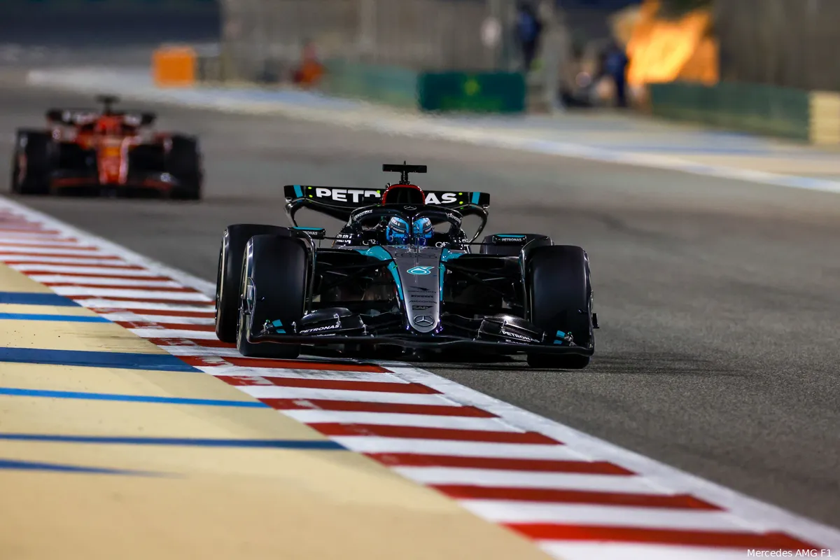 george russell mercedes bahrein gp 2024