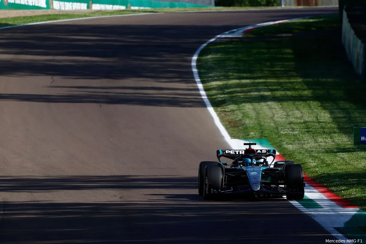 mercedes gp emilia romagna imola 2024 russell