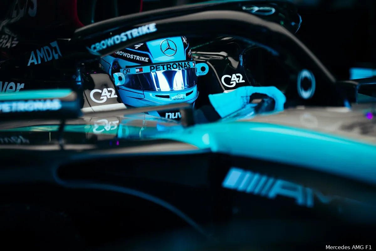 mercedes gp emilia romagna imola russell 2024