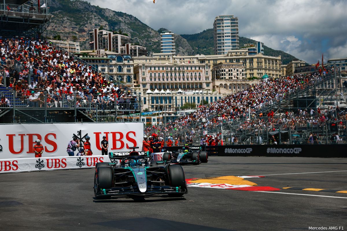Positieve stemming bij Mercedes na Monaco: 'We konden niet eens aan podiums denken'