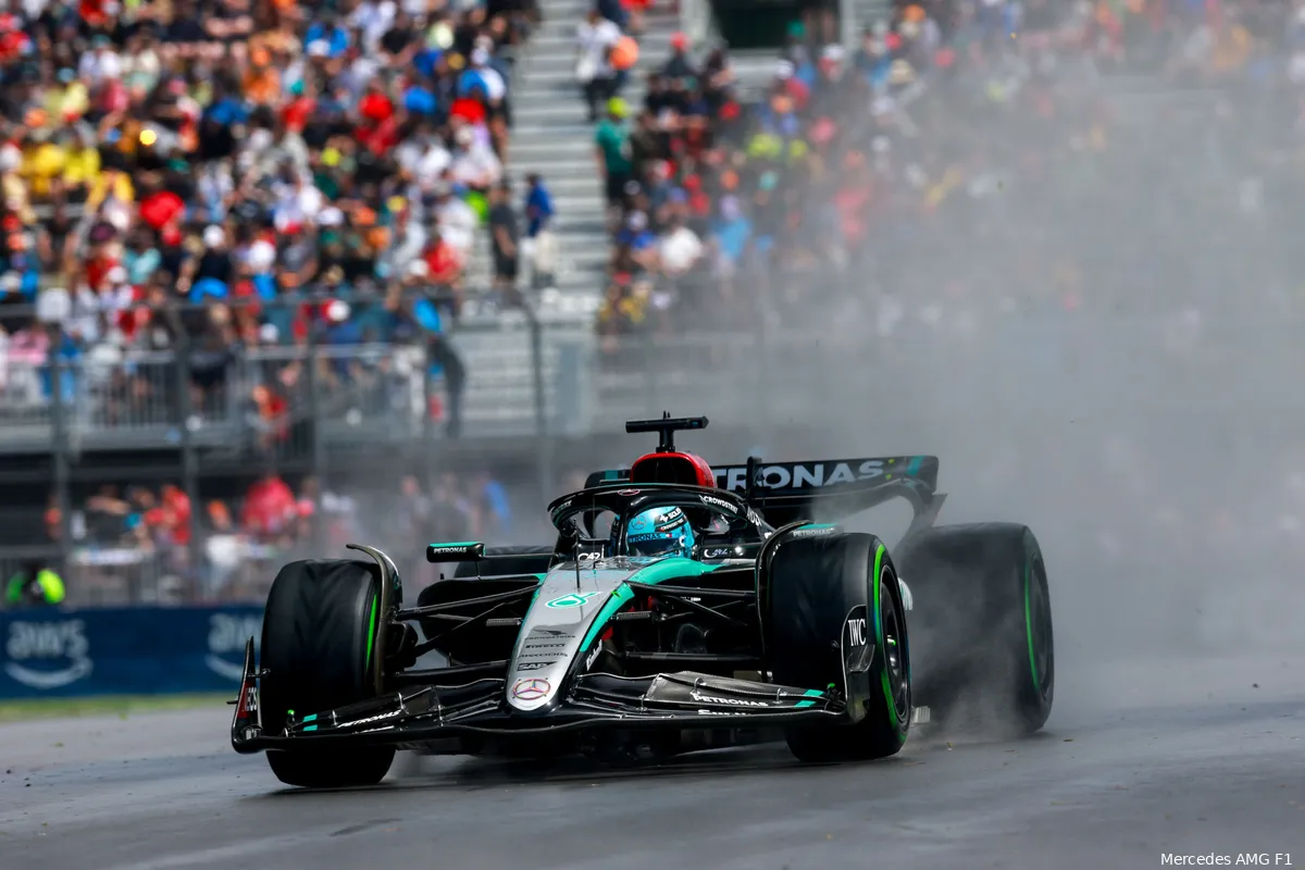george russell vrijdag canada mercedes 2024