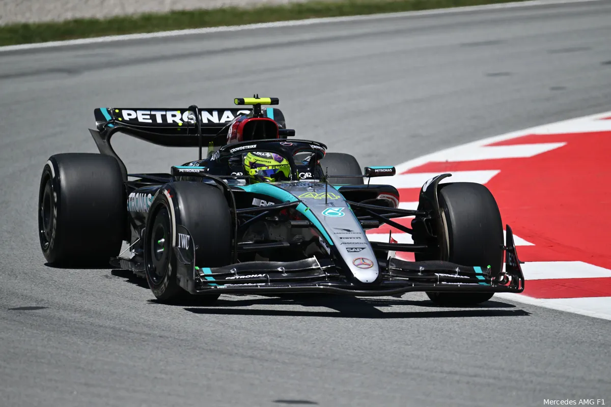 mercedes lewis hamilton vrijdag 2024