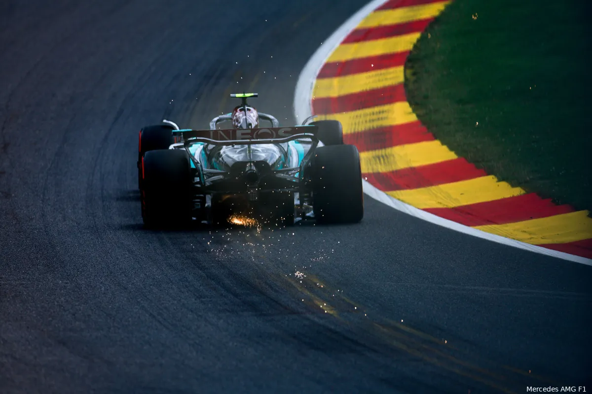 george russell vt2 mercedes belgie 2024