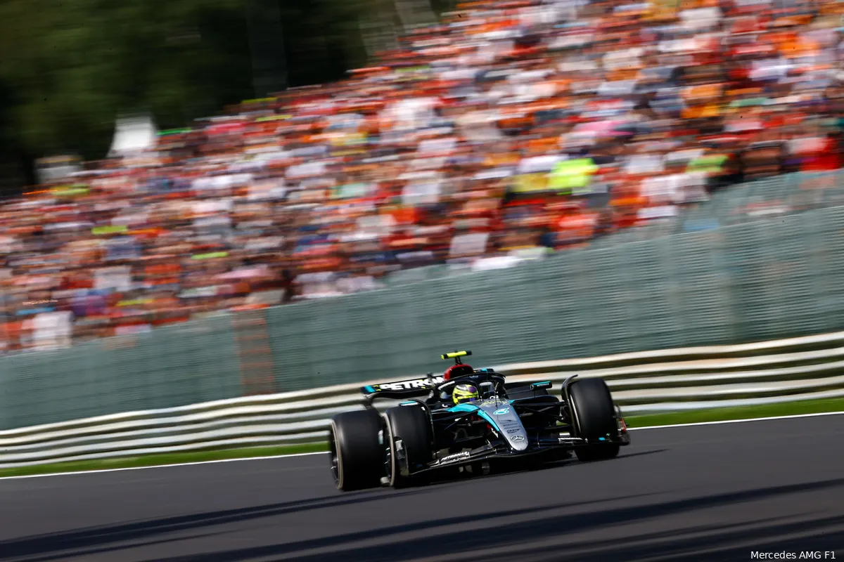 lewis hamilton racedag belgie 2024 mercedes