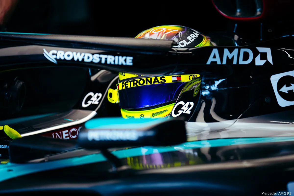 lewis hamilton vrijdag gphongarije mercedes 2024