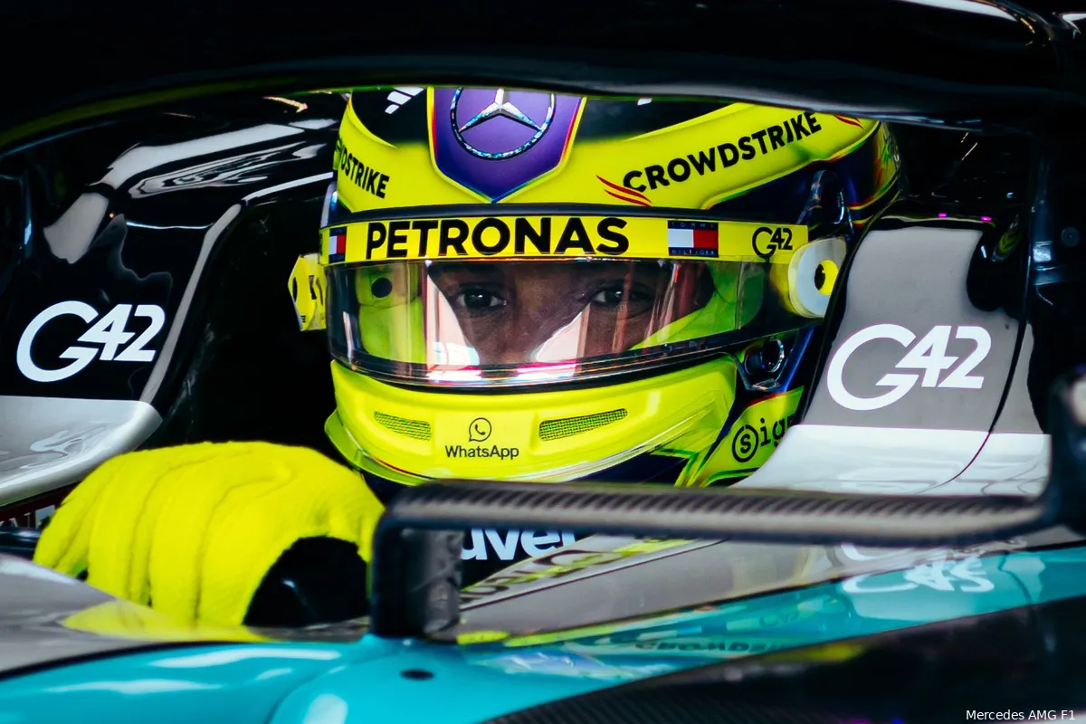 lewis hamilton usa mercedes cota vrijdag 2024