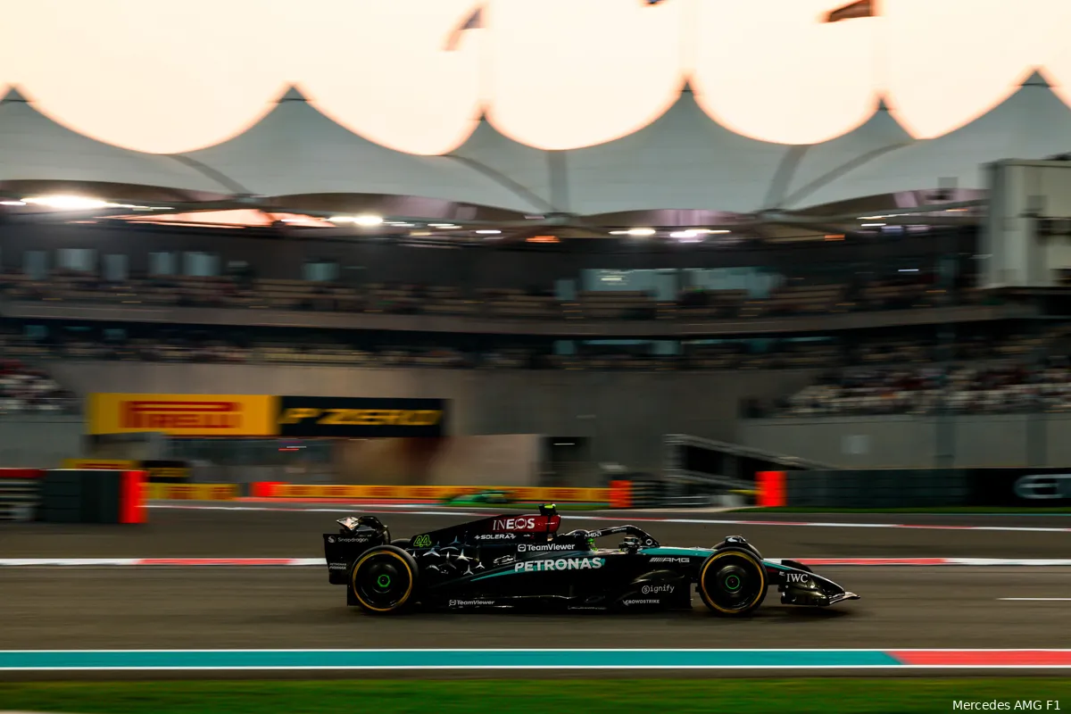 lewis hamilton mercedes gp abu dhabi vrijdag 2024 11