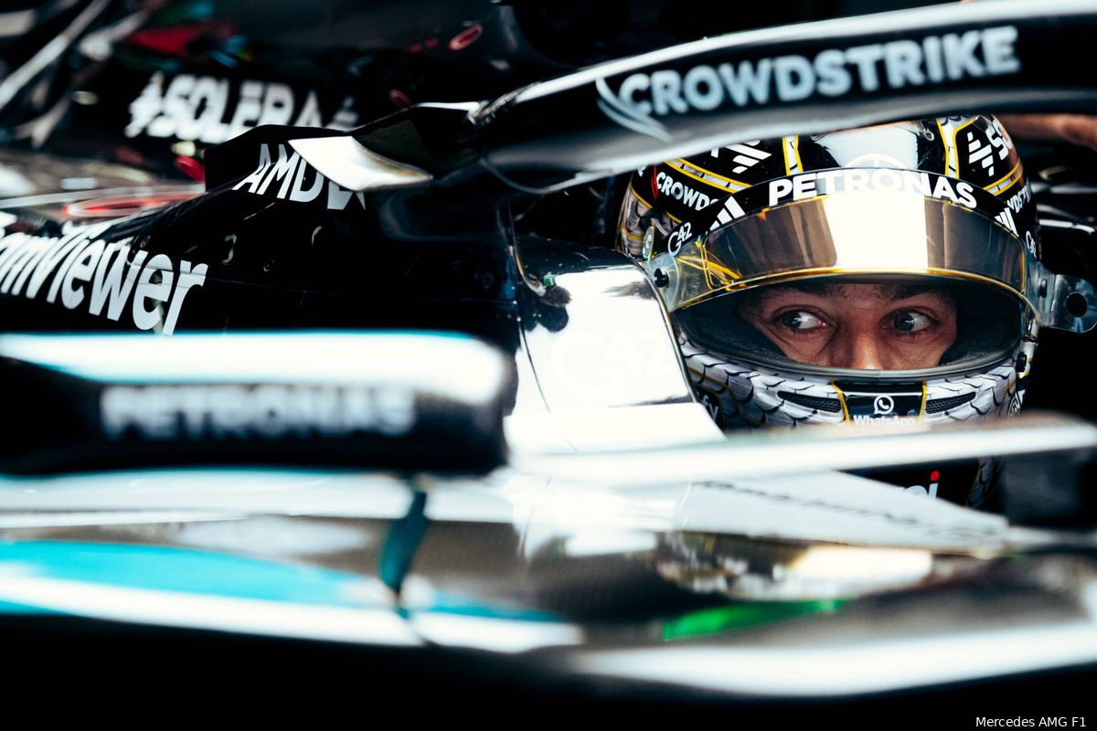 george russell mercedes china vrijdag