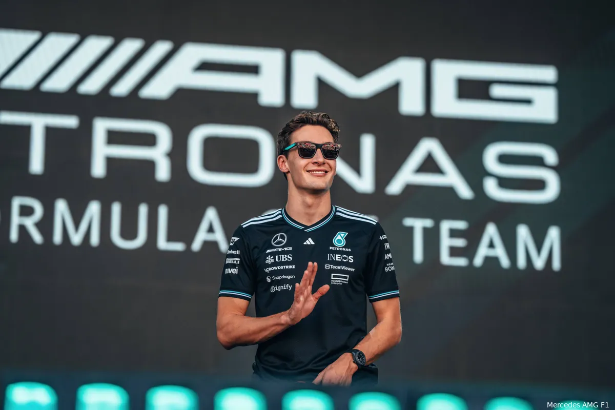 george russell mercedes bahrein 2025