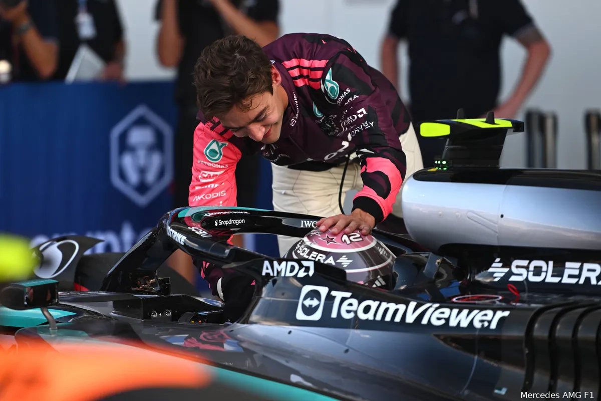 andrea kimi antonelli pole sprintrace miami george russell