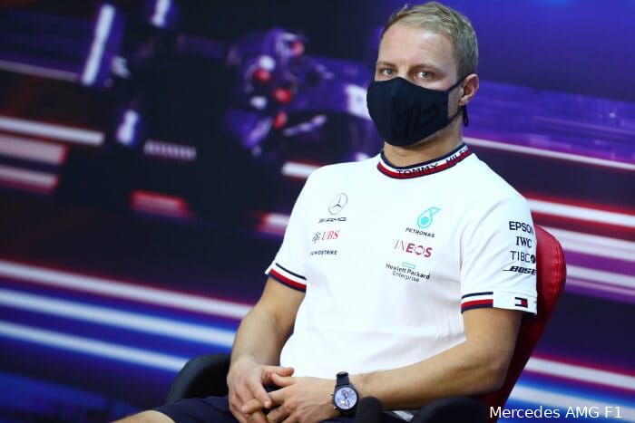 Bottas over rol bij Mercedes: 'Ik ben een teamspeler'