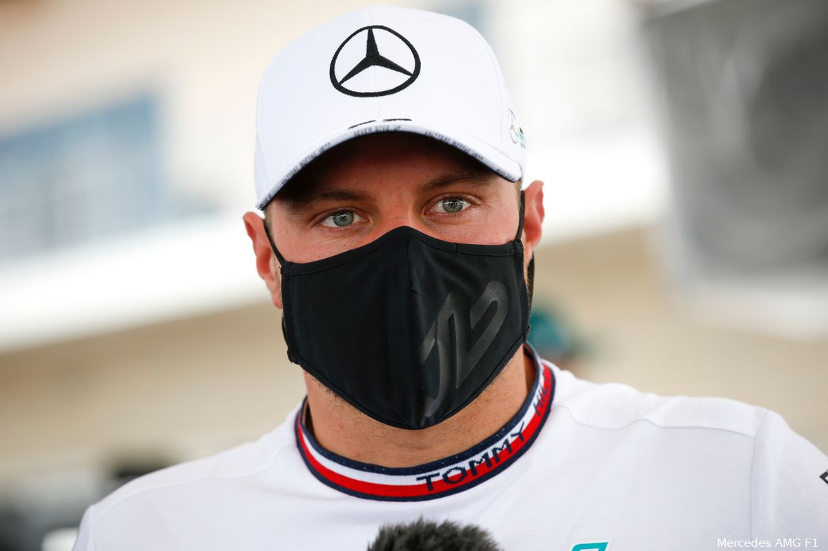 Bottas onder de indruk van Verstappens inhaalactie: 'Hij remde wel heel erg laat'