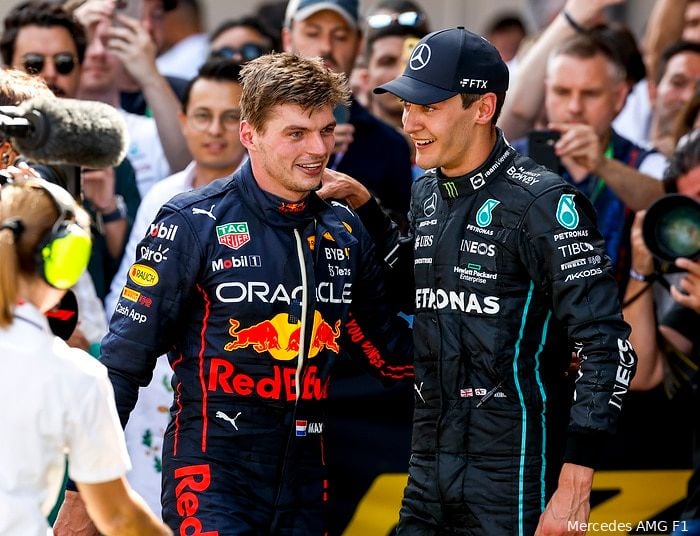 Russell kritisch op FIA en Verstappen: 'Red Bull is snel, dus hij heeft zijn mening bijgesteld'