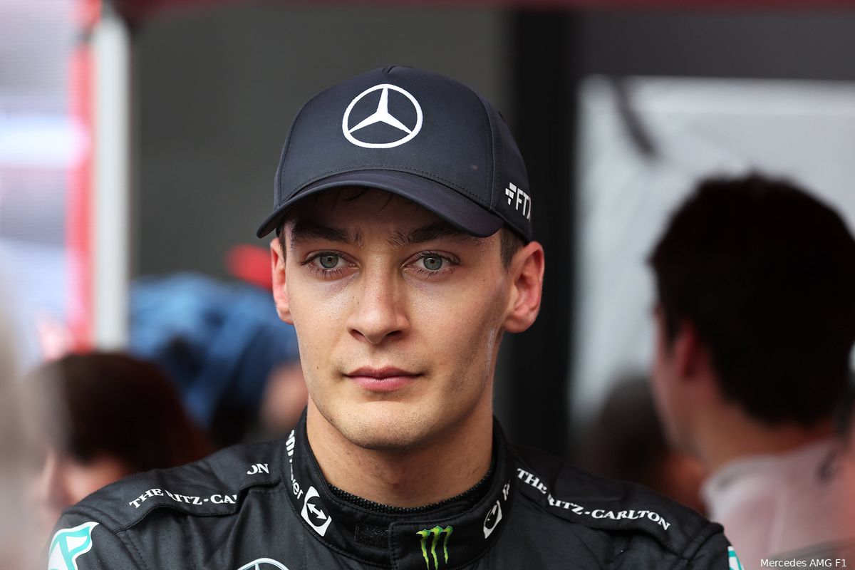 Russell gematigd tevreden: 'Had graag gestreden met Leclerc en Verstappen'