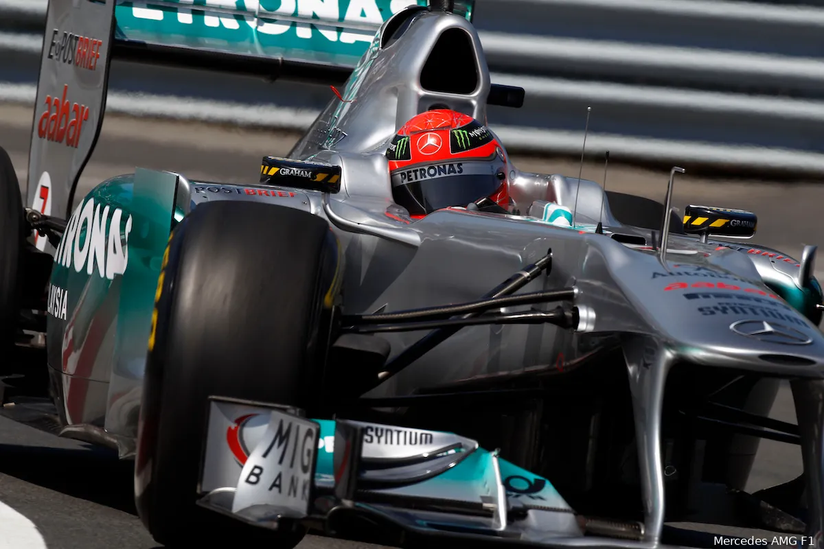 michael schumacher monaco mercedes