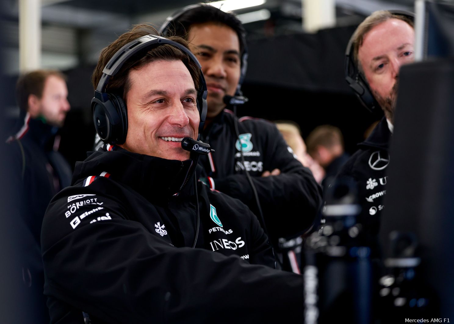 toto wolff mercedes 2024 blij